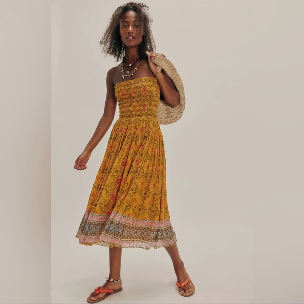 Free People One Ravenna Printed Convertible Maxi
Skirt